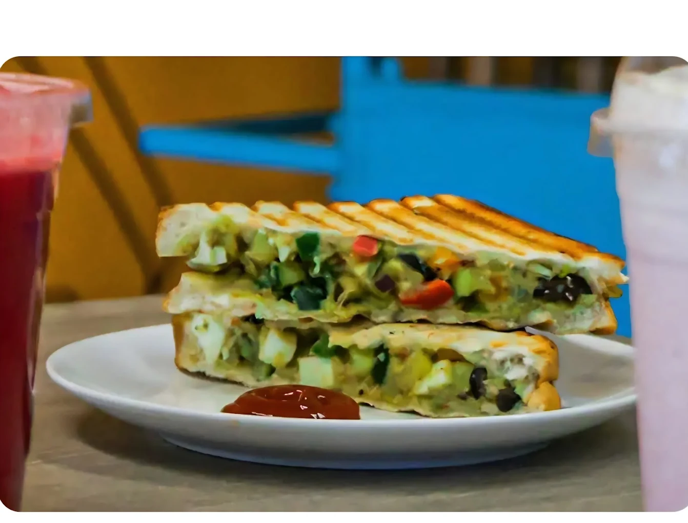 Avocado Paneer Sandwich